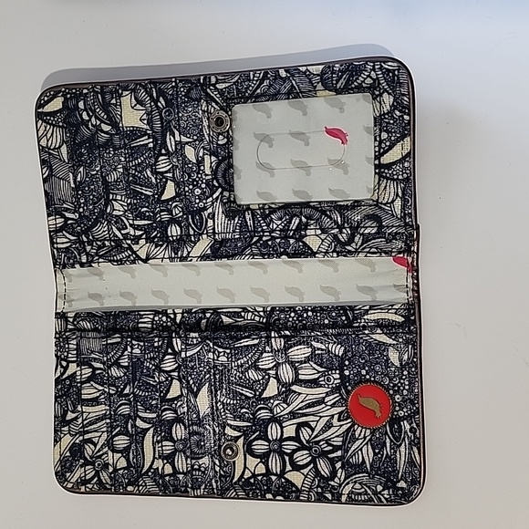 Sakroots Elegant Blue and White Women's Wallet - Picture 9 of 9